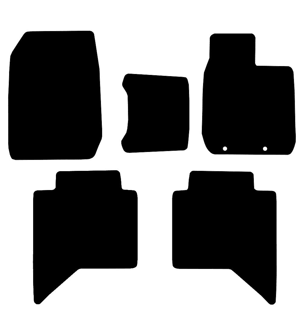 Isuzu D-Max (2021-2024) Car Mats Mat Shape