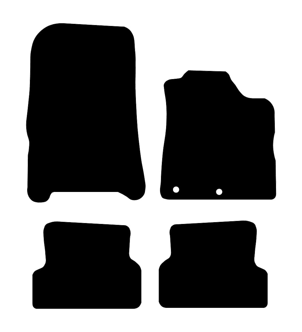 Renault Modus (2010-2012) Car Mats Mat Shape