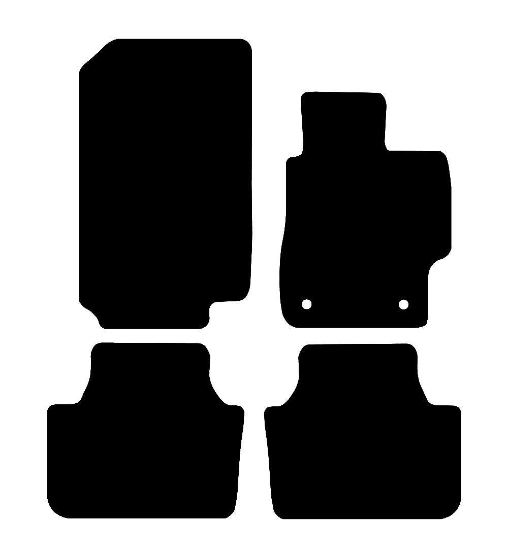 Honda Accord (Automatic) (2004-2008) Car Mats Mat Shape