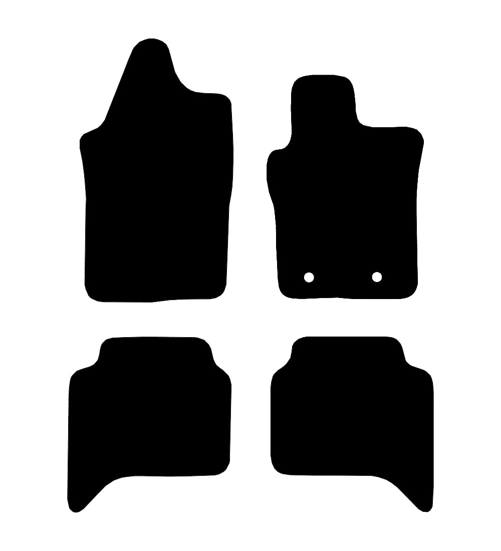 Volkswagen Amarok (2022-2024) Car Mats Mat Shape