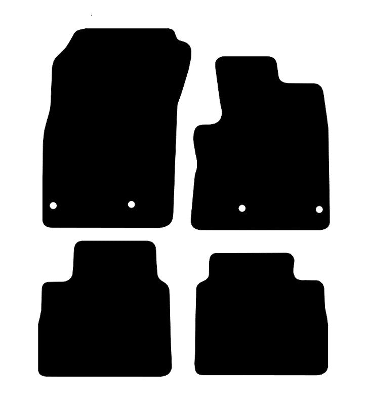 Nissan X-Trail (2022-2026) Car Mats (Mild Hybrid) Mat Shape