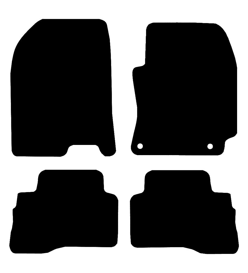 Hyundai Kona Hybrid (2017-2020) Car Mats Mat Shape