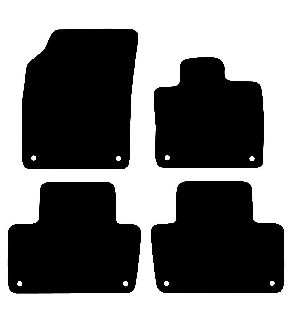 Volvo XC90 (2015-2024) Car Mats Mat Shape