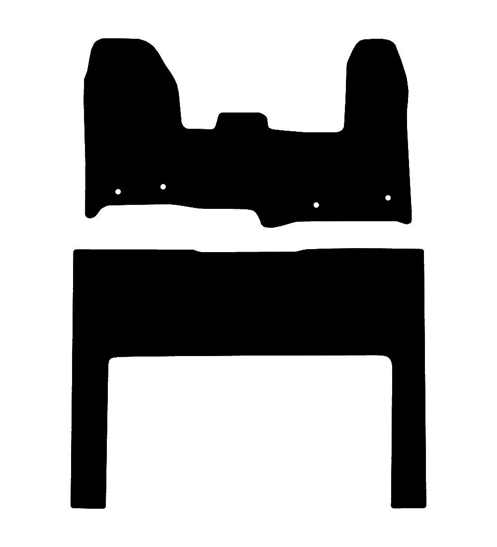 Ford Transit Custom Automatic Van (2020-2023) Van Mats Mat Shape