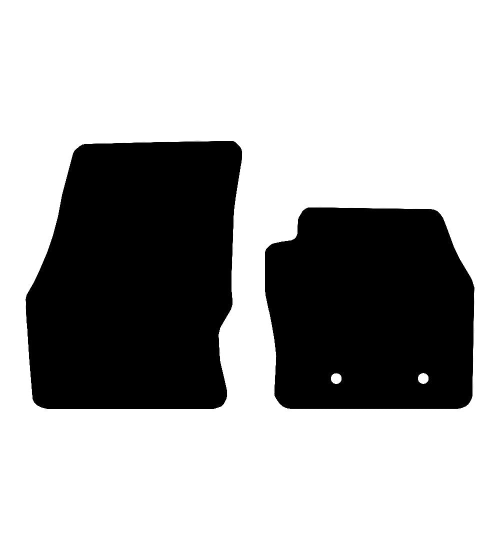 Ford Transit Connect Van (2018-2024) Van Mats (4 Clips) Mat Shape