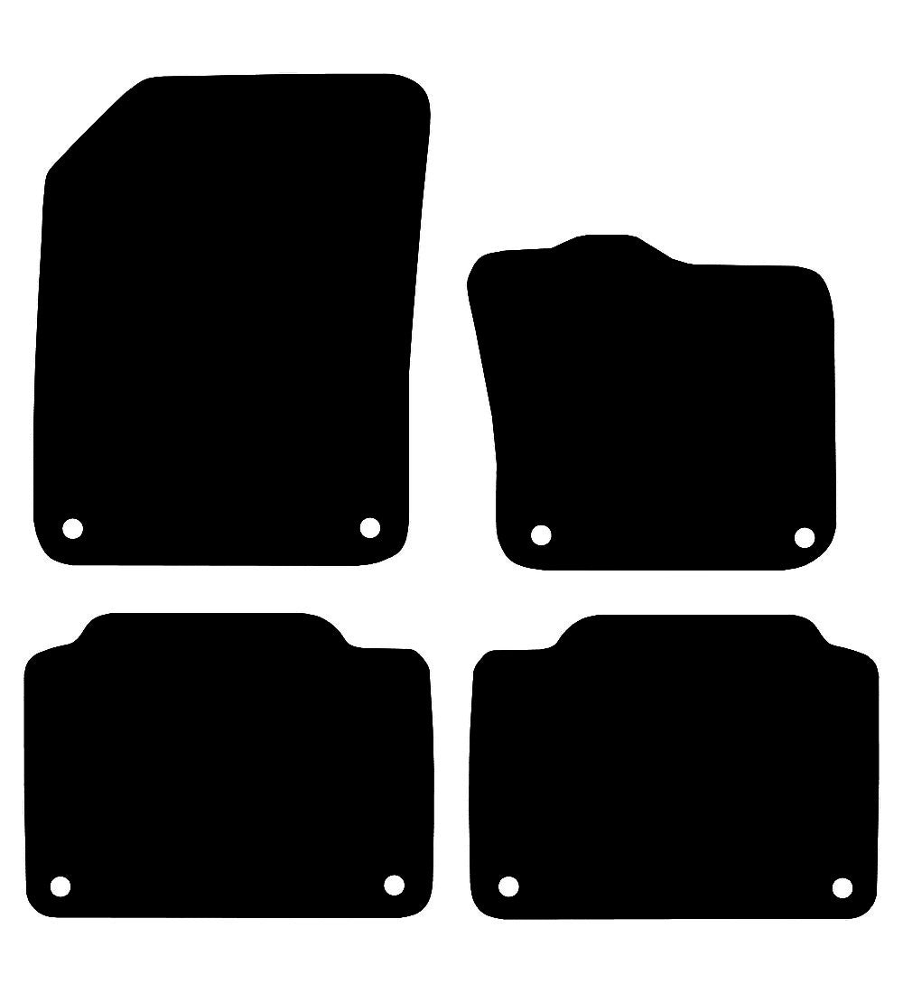 Volvo S90 & V90 (2016-2024) Car Mats Mat Shape