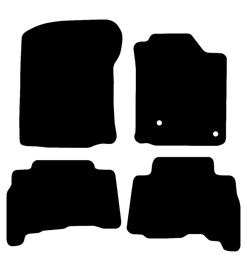 Toyota Land Cruiser V8 (2012-2020) Car Mats Mat Shape