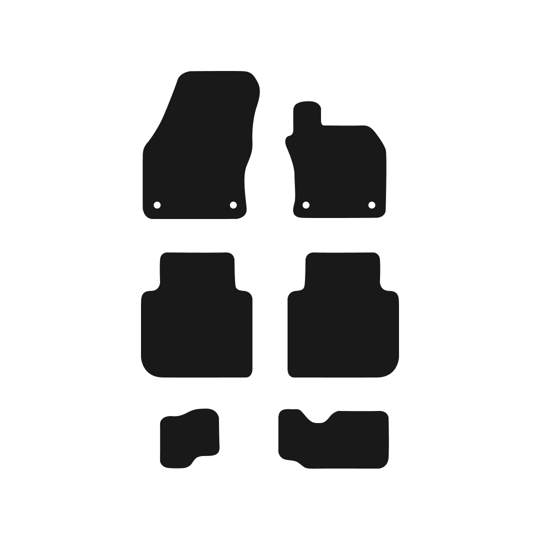 Volkswagen Tiguan Allspace (2018-2024) Car Mats Mat Shape