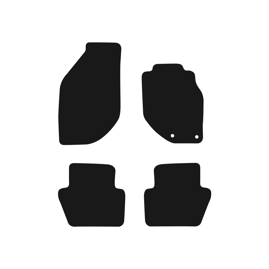 Volvo C70 (1995-2006) Car Mats Mat Shape