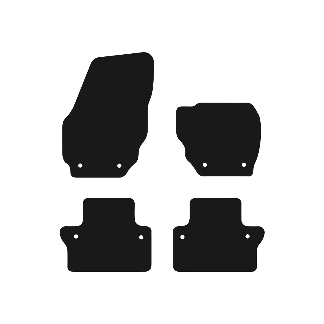 Volvo V70 Automatic (2008-2016) Car Mats Mat Shape