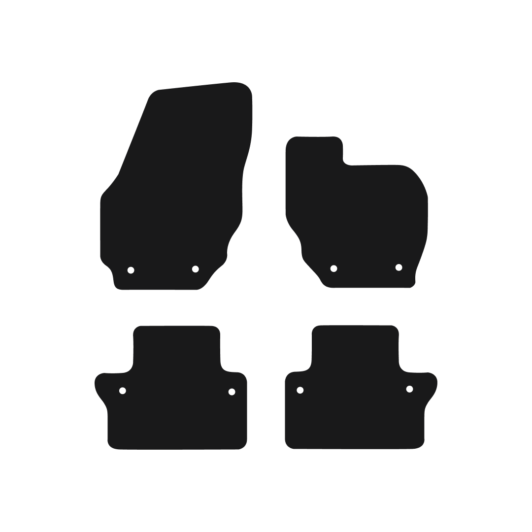 Volvo V70 Manual (2008-2016) Car Mats Mat Shape