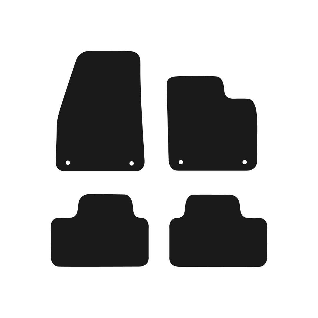 Volvo XC40 Manual (2018-2024) Car Mats Mat Shape