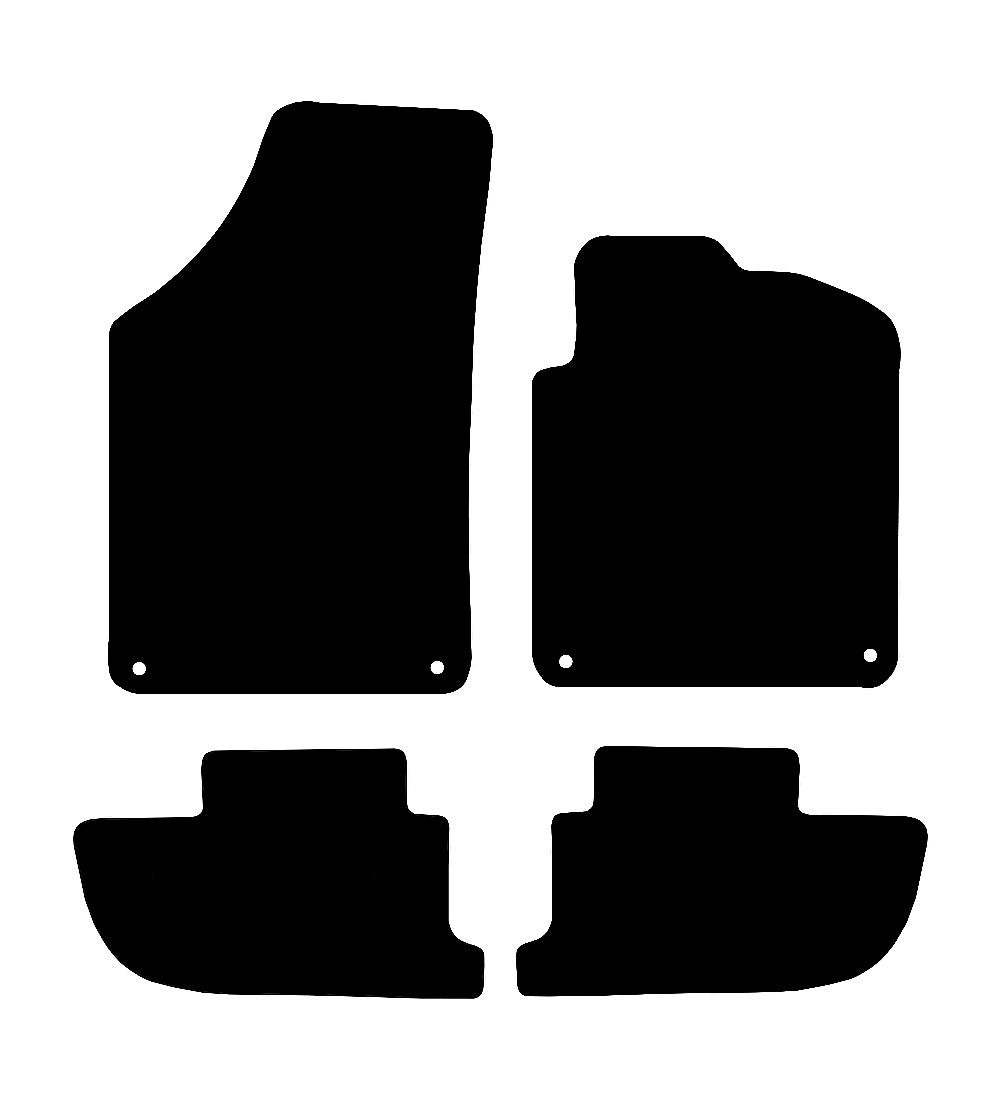 Peugeot RCZ (2010-2015) Car Mats (2 Pieces) Mat Shape