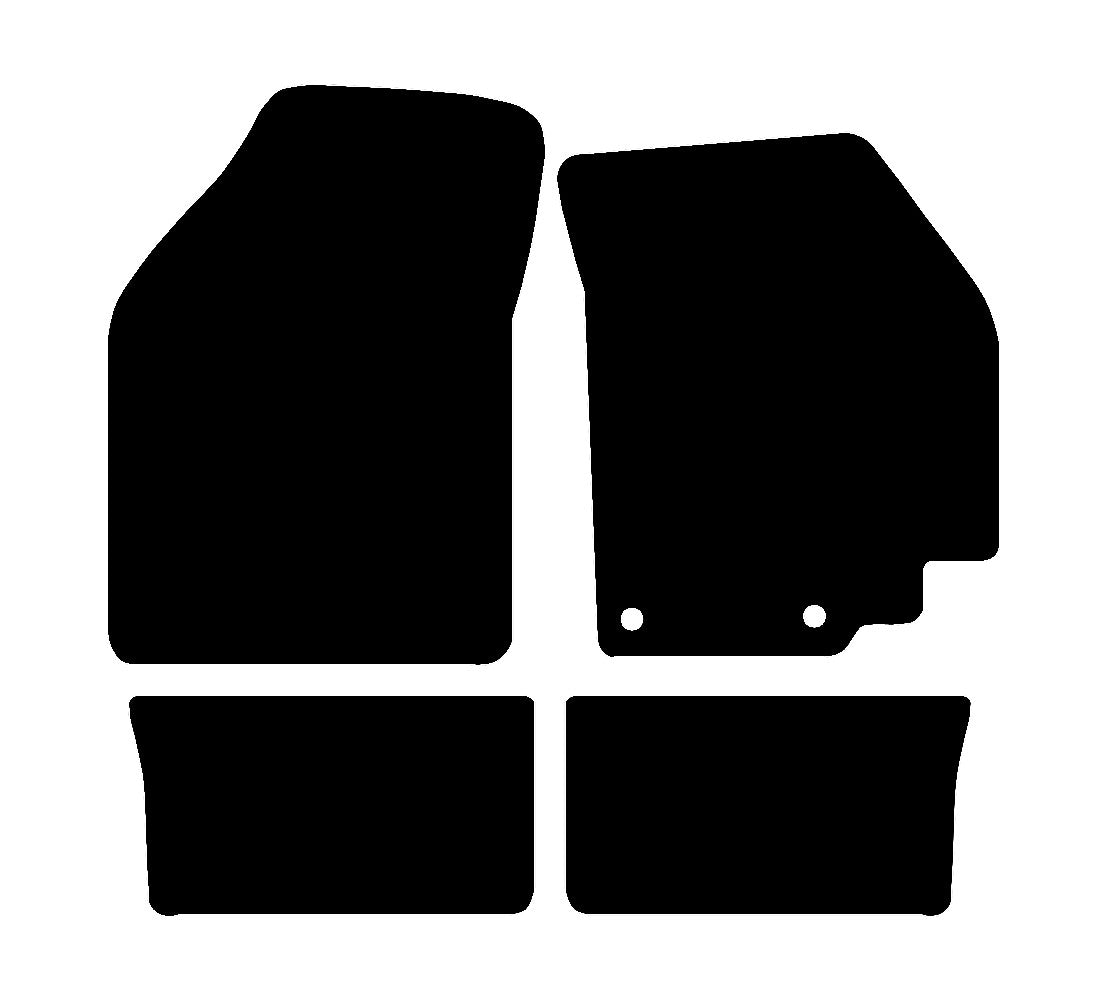 Suzuki Alto (2009-2014) Car Mats Mat Shape