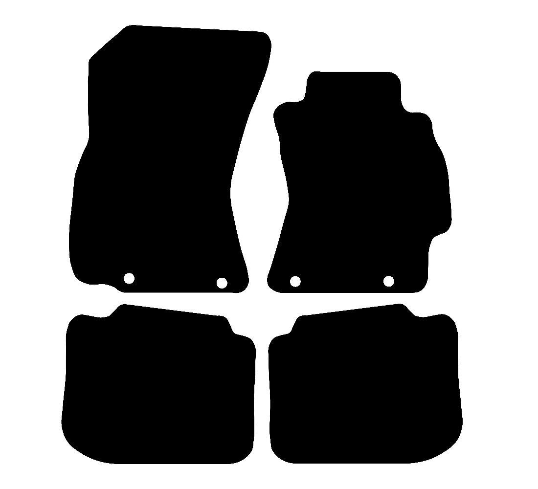 Subaru Outback (2009-2015) Car Mats Mat Shape