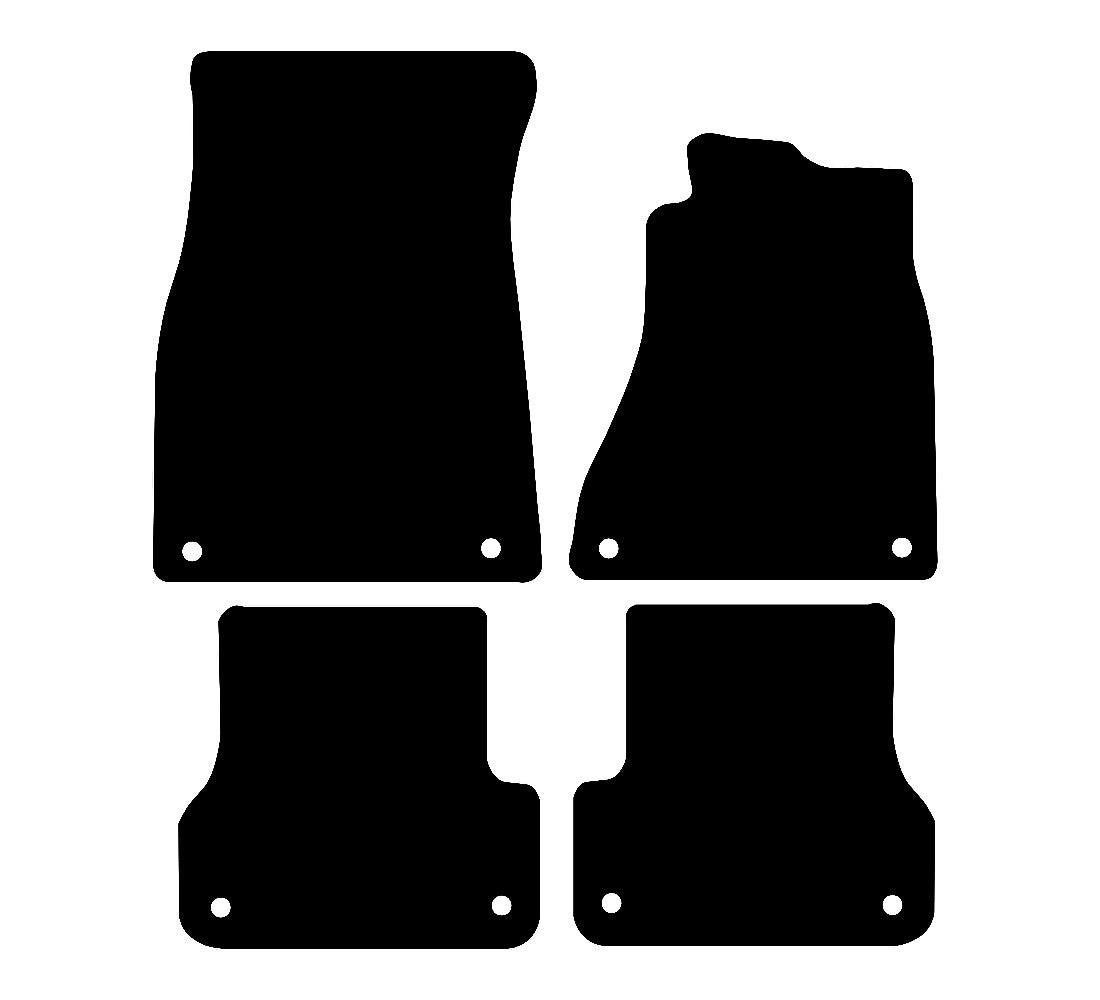 Audi A7 (2011-2018) Car Mats (1 pc rear mat) Mat Shape
