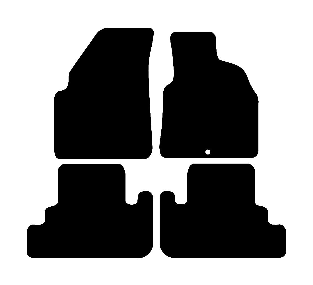 Chevrolet Trax (2012-2021) Car Mats Mat Shape