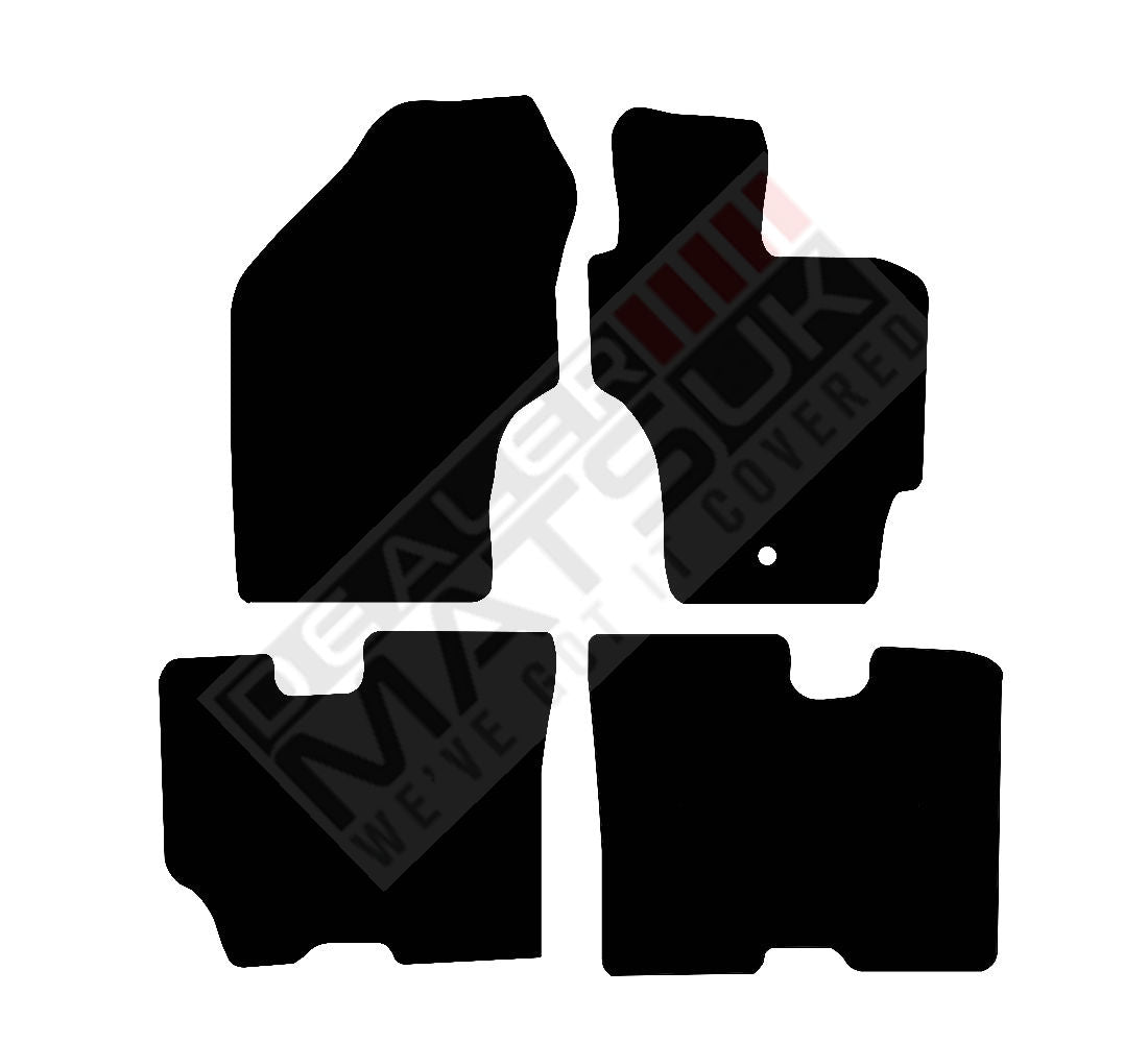 Kia Rio (2001-2005 Manual) Car Mats Mat Shape