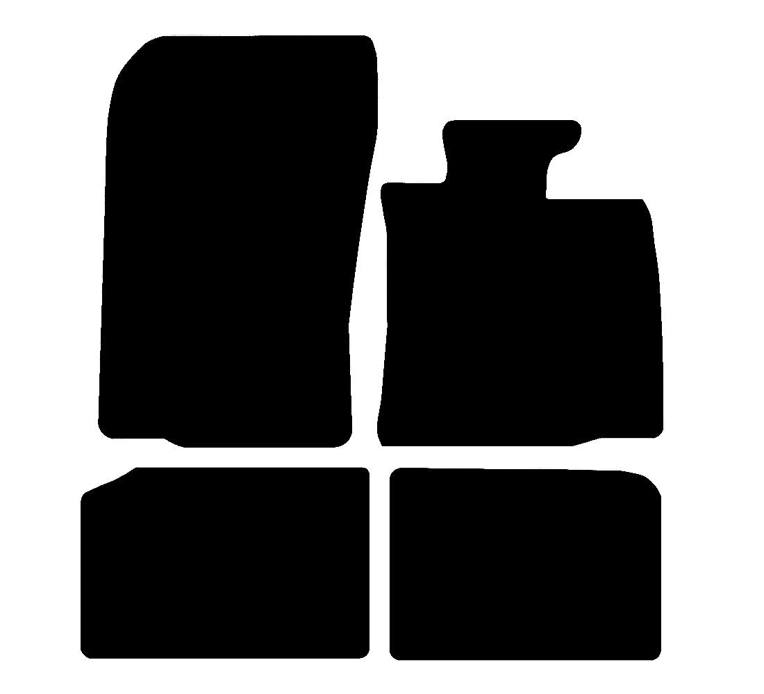 Mini Countryman (2010-2017) Car Mats (R60) Mat Shape
