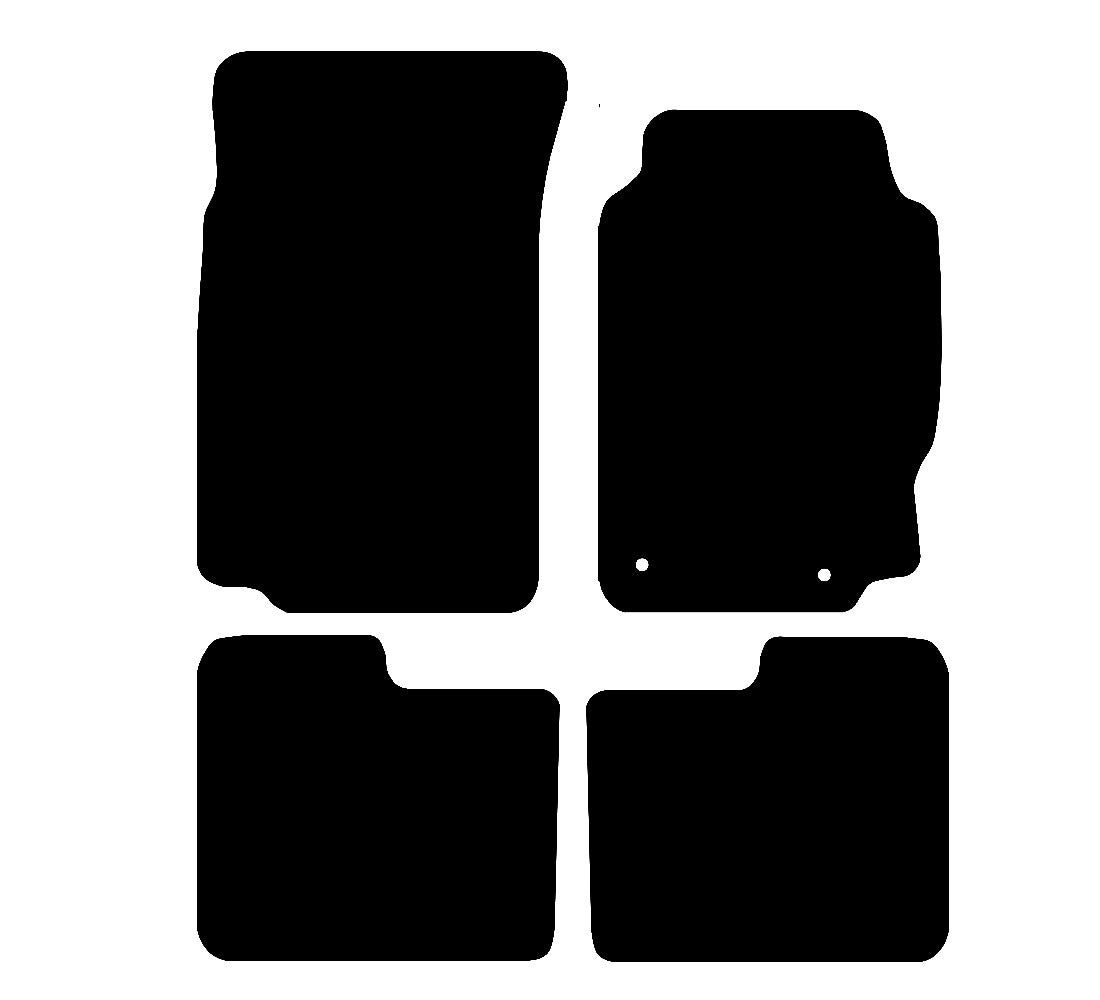 Peugeot 406 (1996-2004) Car Mats Mat Shape