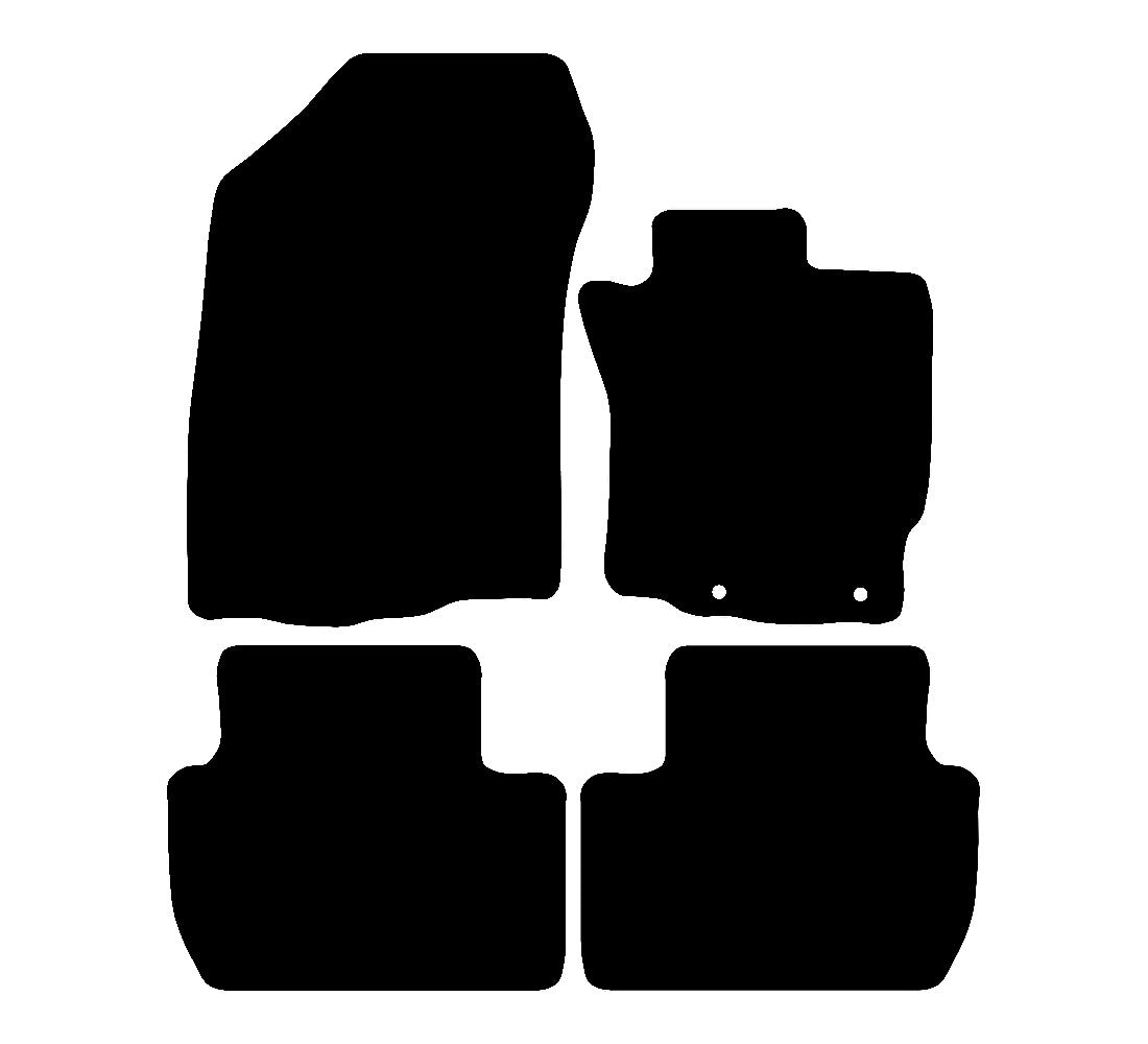 Peugeot 4007 (2007-2012) Car Mats Mat Shape