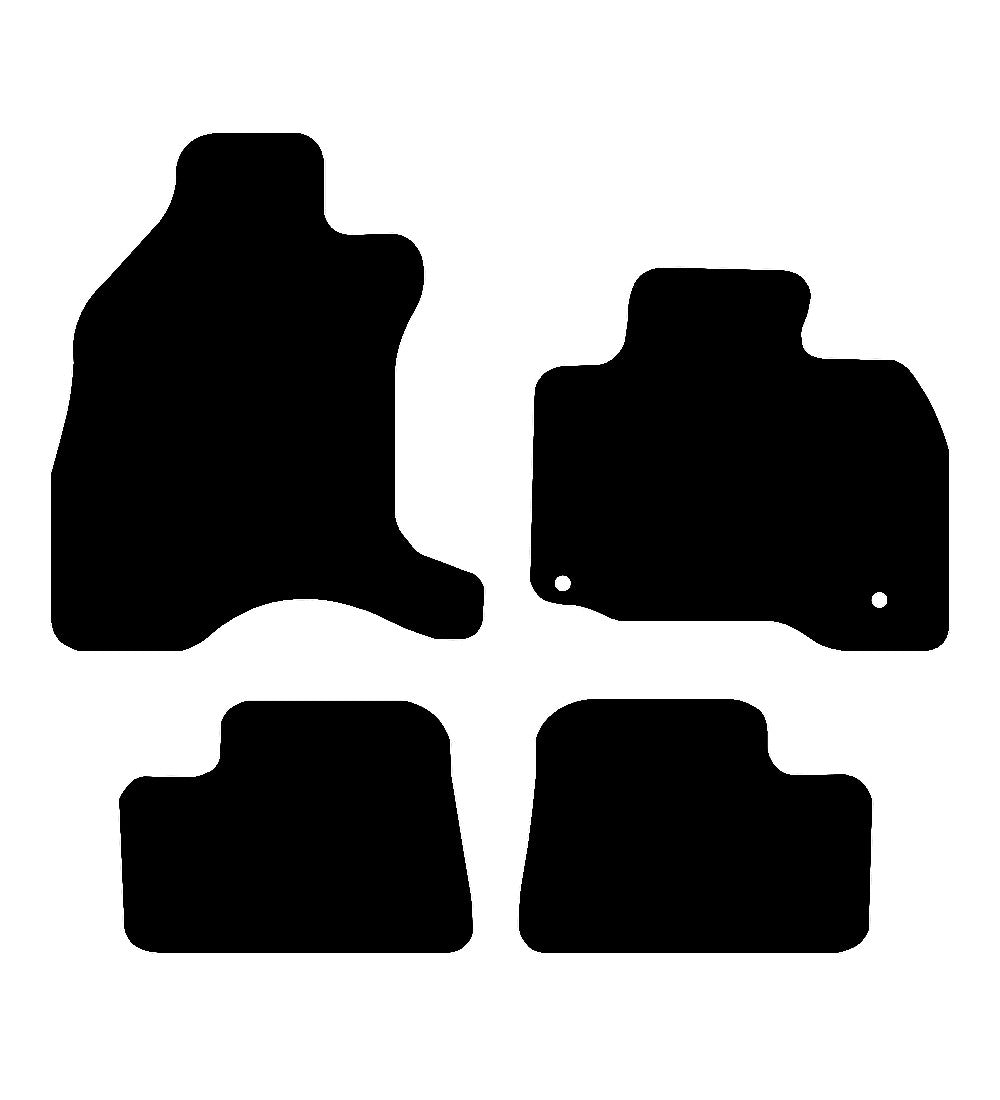Peugeot iON (2010-2026) Car Mats Mat Shape