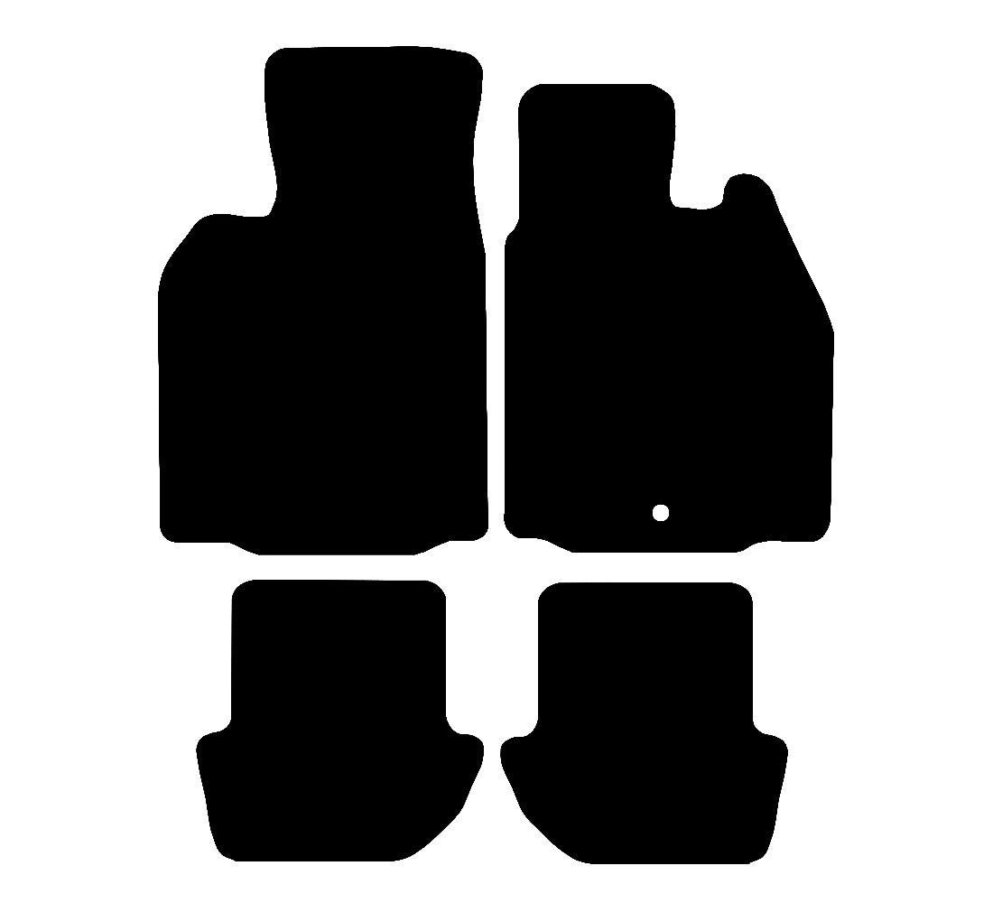 Porsche 911 (997) (2004-2012) Car Mats Mat Shape