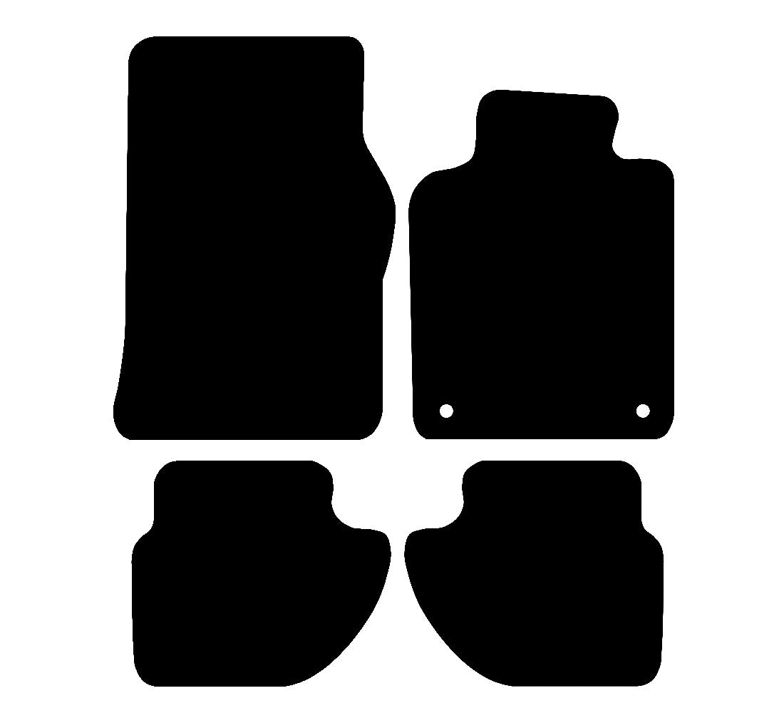Porsche 944 (1982-1992) Car Mats Mat Shape