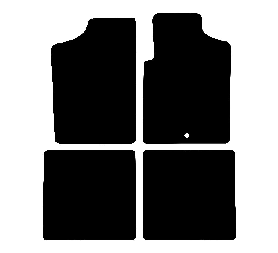 Renault Captur (2013-2019) Car Mats Mat Shape