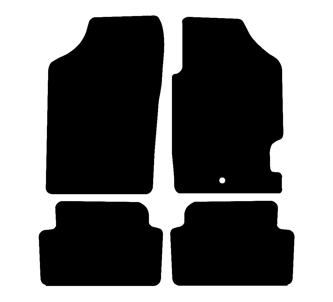 Renault Laguna (1994-2001) Car Mats Mat Shape