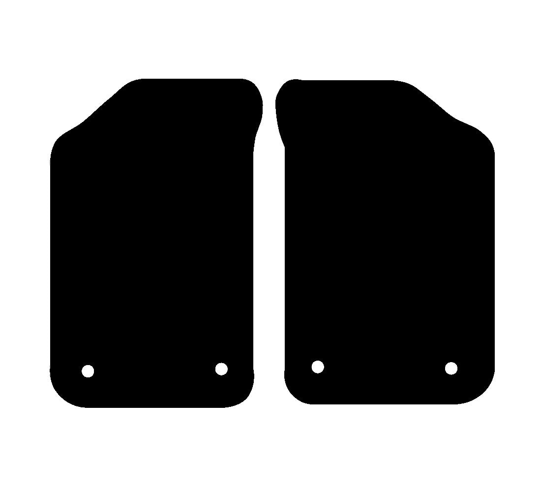 MG MGF (1995-2002) Car Mats (F) Mat Shape