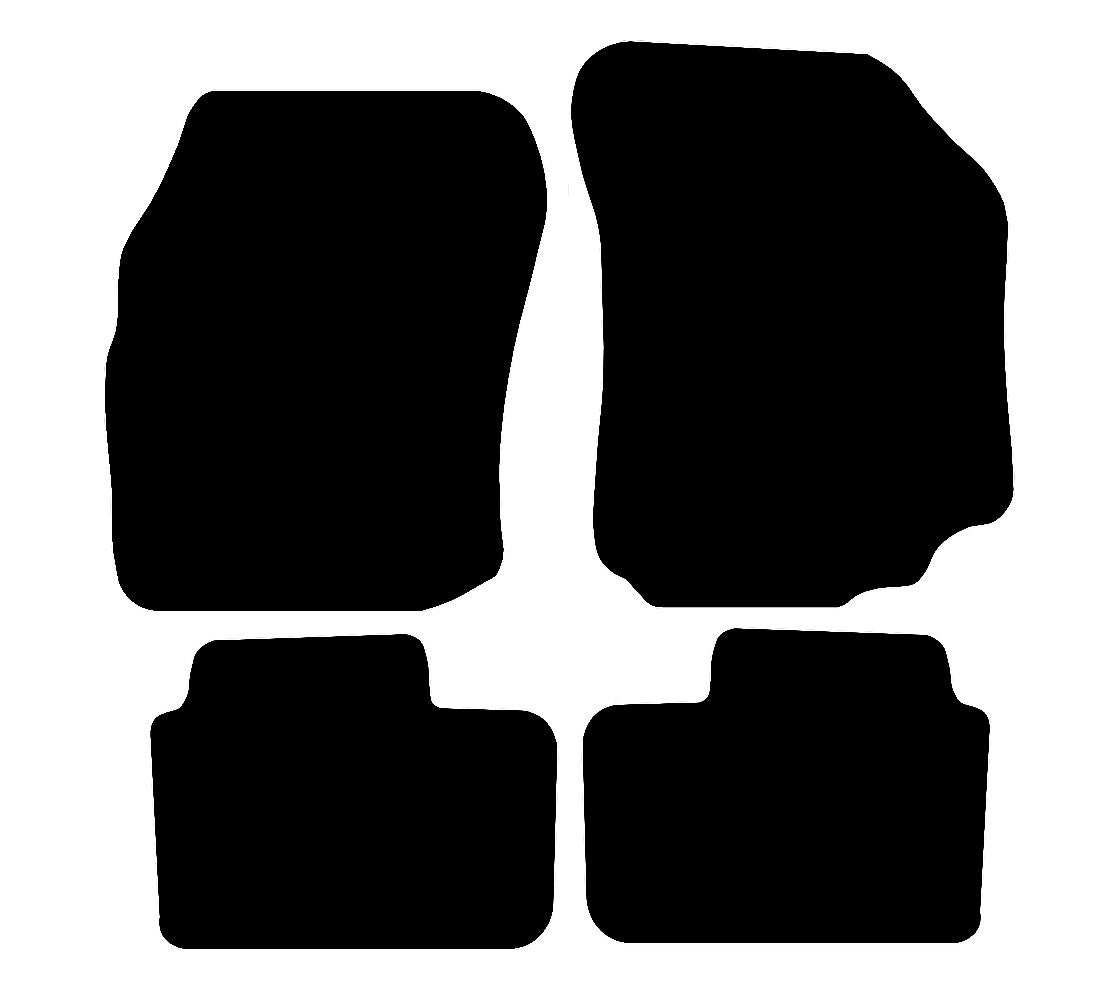 Suzuki SX4 (2006-2013) Car Mats (4 Wheel Drive) Mat Shape