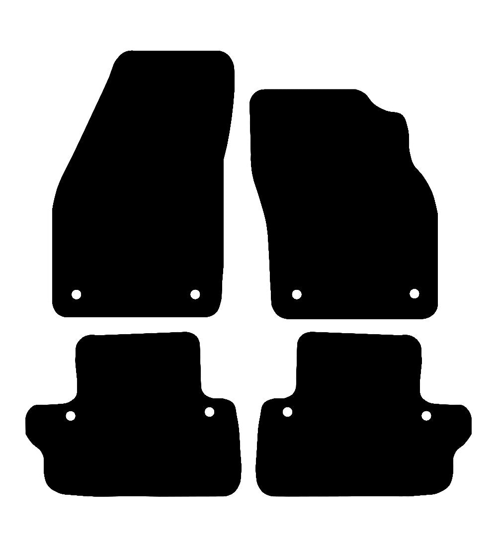 Volvo C70 Manual (2006-2013) Car Mats Mat Shape