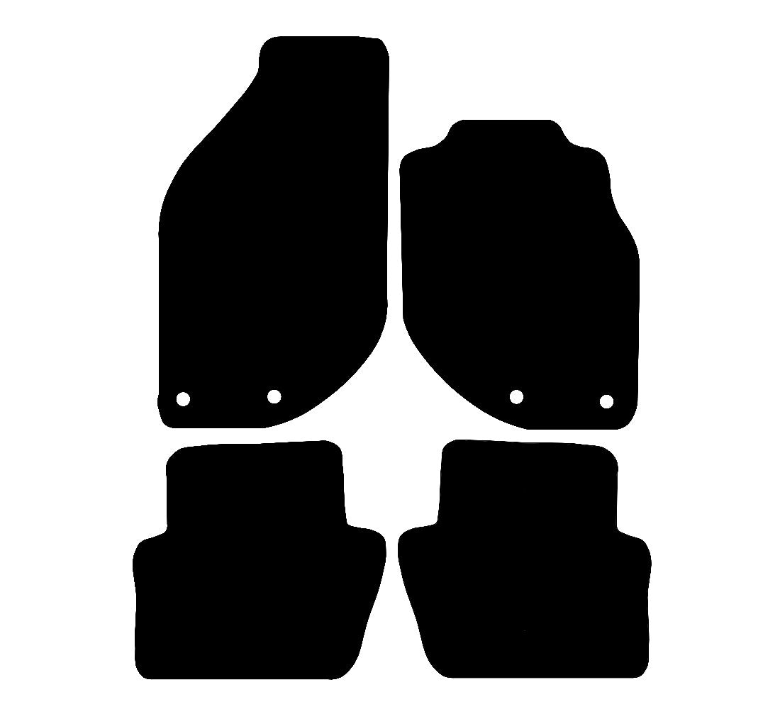 Volvo V70 (1996-2001) Car Mats Mat Shape