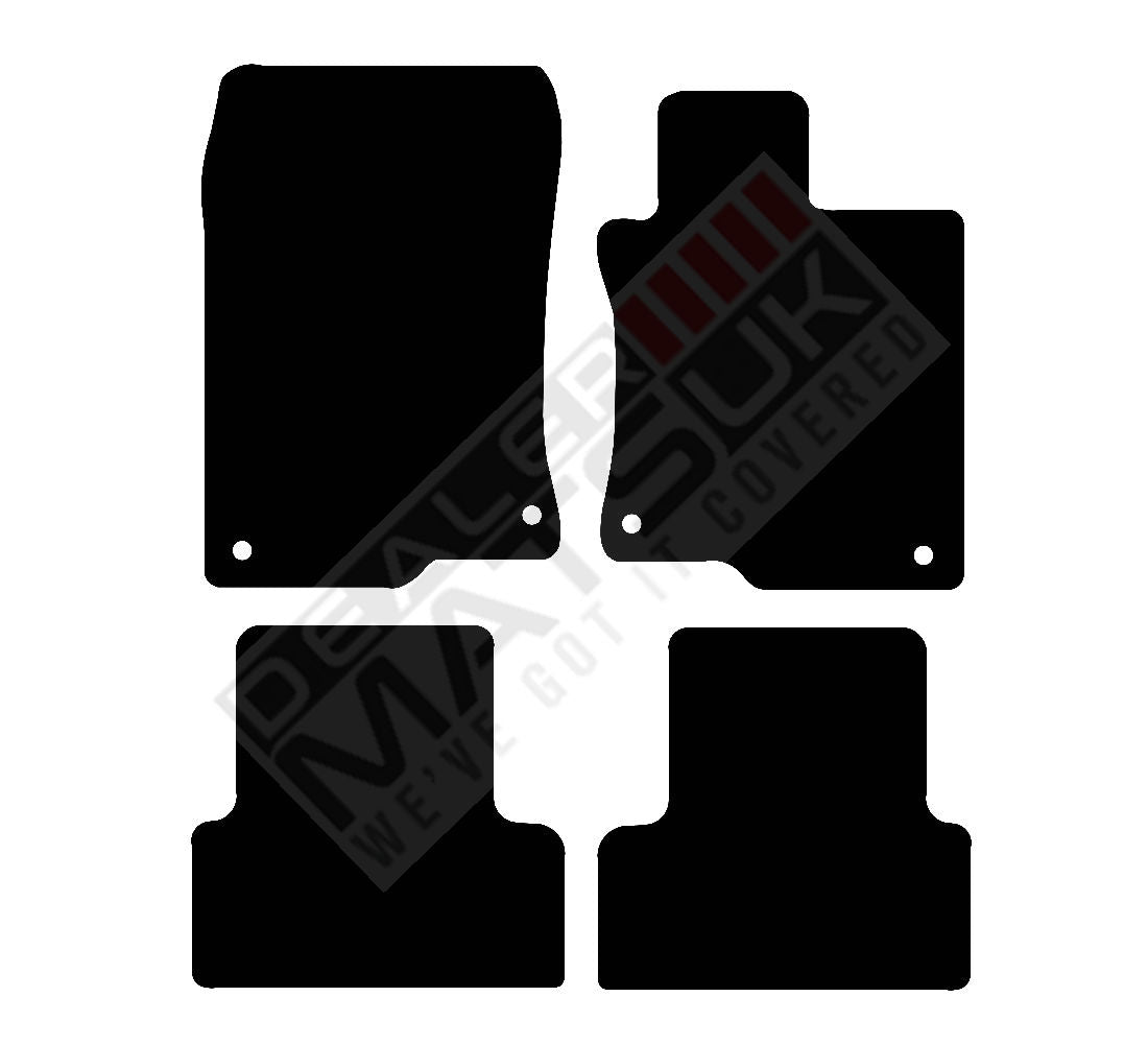 Honda Accord Taxi Version (2008-2024) Car Mats (3 piece) Mat Shape