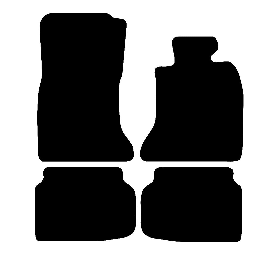 BMW 7 Series F01 & F02 (2012-2015) Car Mats (Facelift) Mat Shape