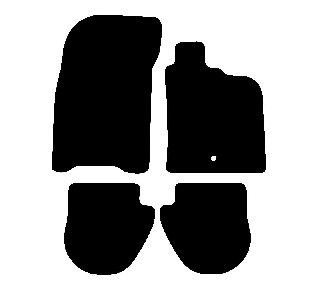 Porsche 911 (993) (1974-1998) Car Mats Mat Shape