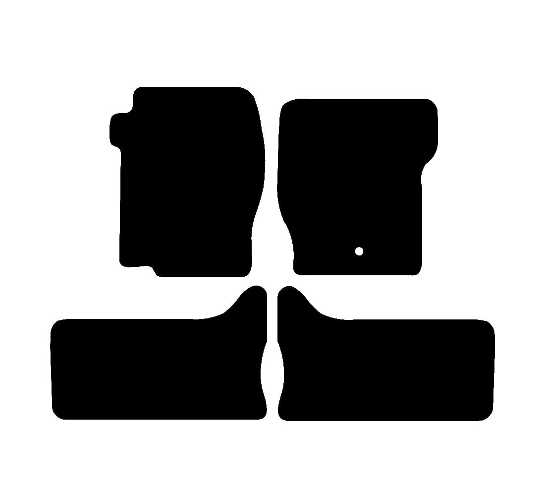 Land Rover Discovery 2 (1998-2004) Car Mats (Alternate) Mat Shape