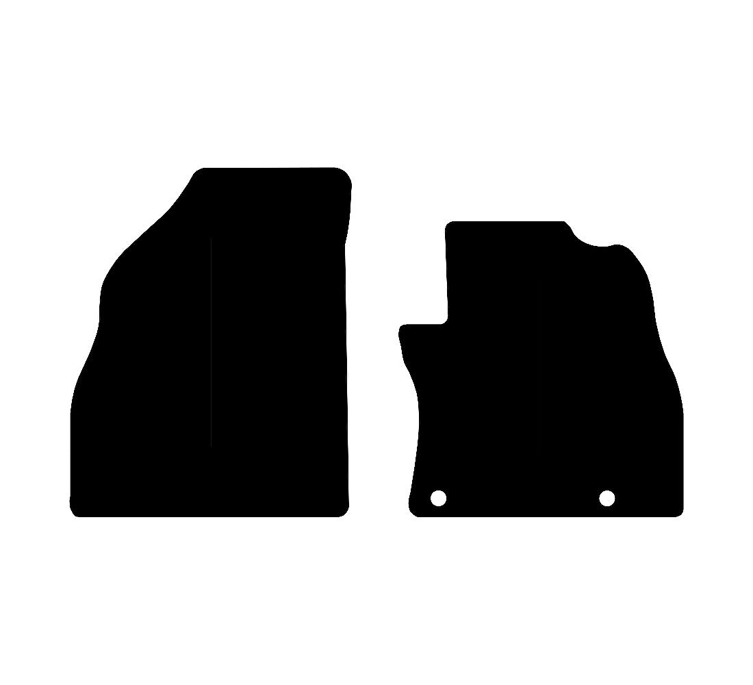 Fiat Fullback (No-Heater) (2016-2019) Car Mats Mat Shape