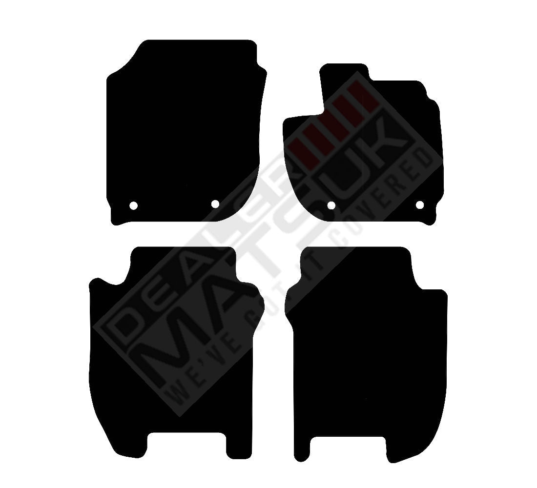 Honda Jazz Automatic (2015-2020) Car Mats (2 clips) Mat Shape