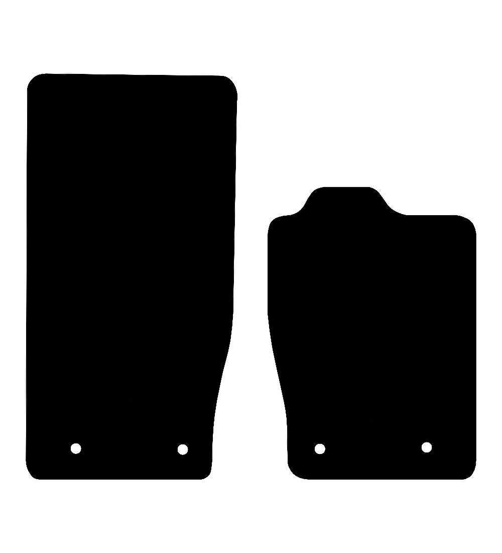 Jaguar XK (2006-2014) Car Mats Mat Shape