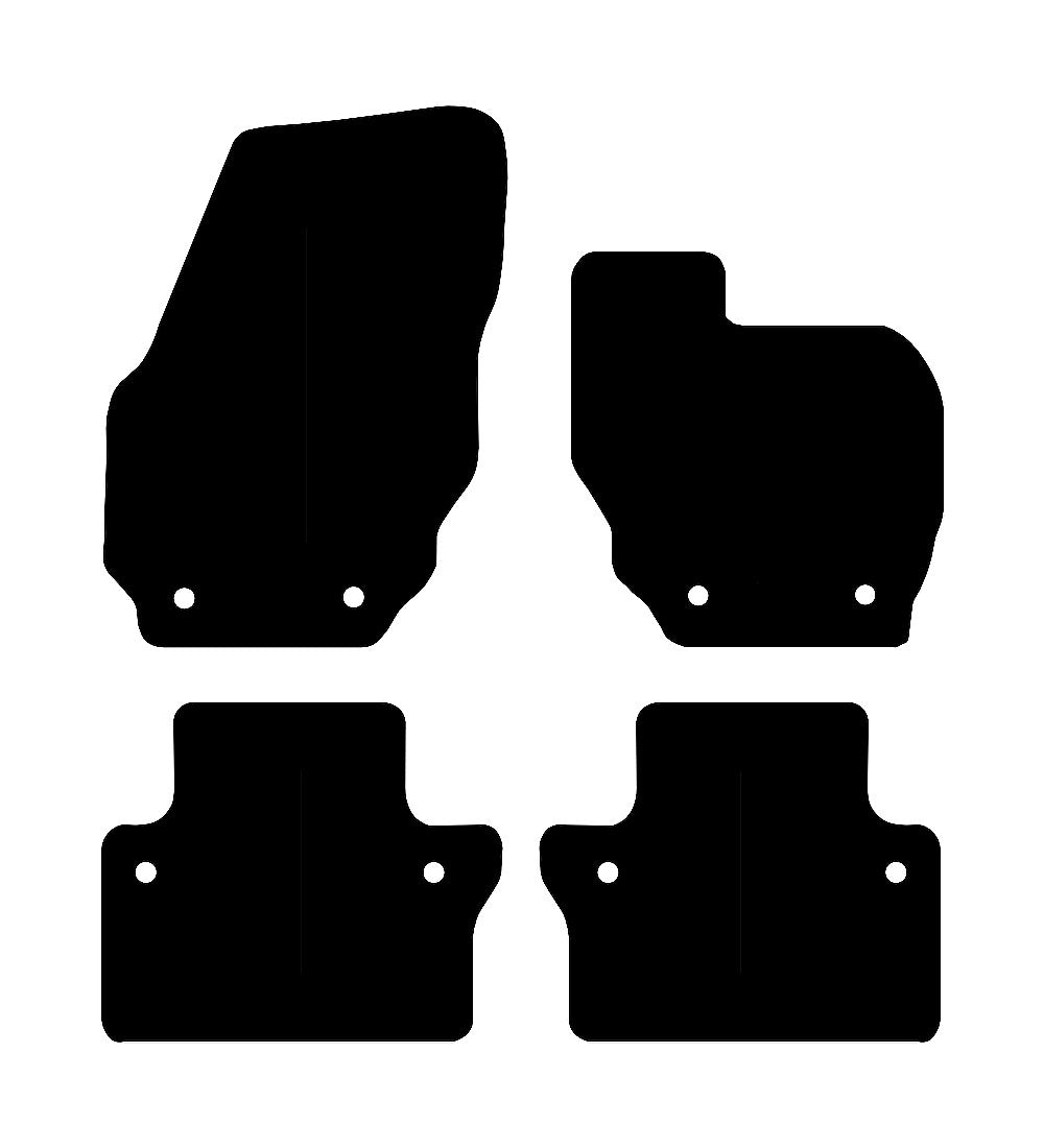 Volvo XC70 Manual (2007-2022) Car Mats Mat Shape