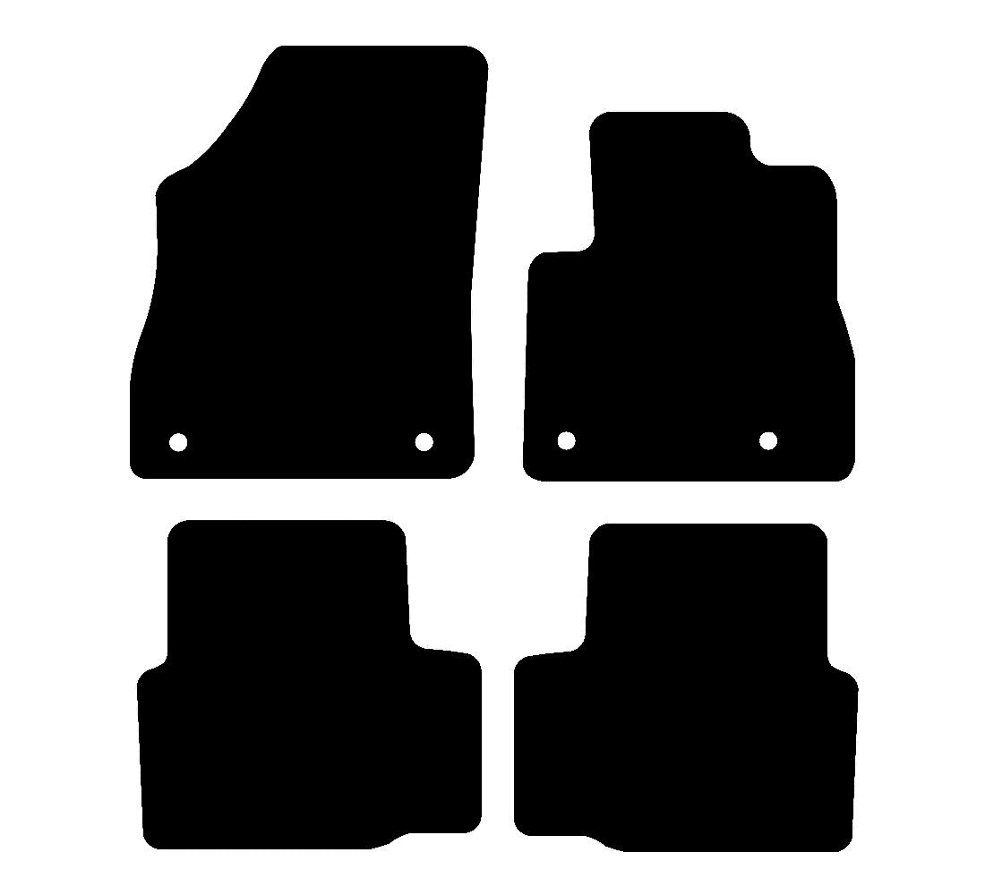 Vauxhall Astra K (2015-2022) Car Mats Mat Shape