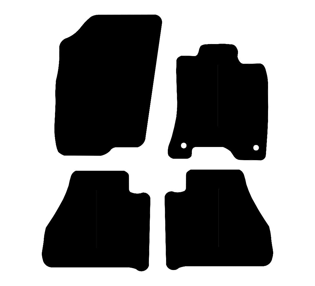 Mercedes X-Class (2017-2020) Car Mats Mat Shape
