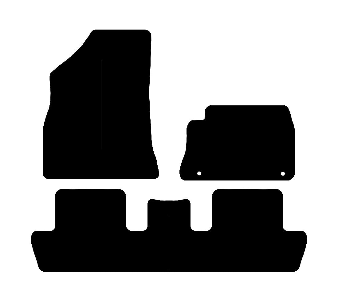 Peugeot 5008 (2010-2017) Car Mats Mat Shape