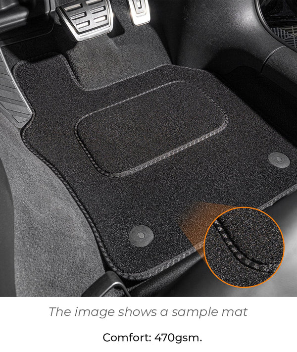 Mazda 2 (2007-2015) Car Mats (With Clips)