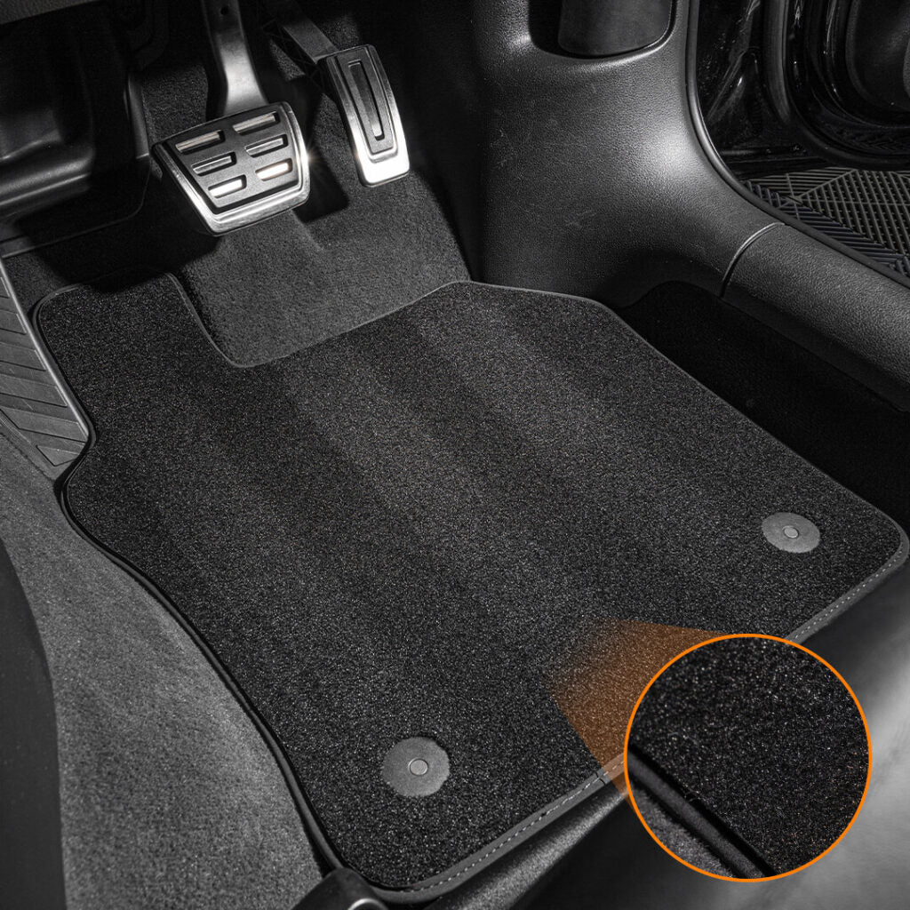 thumbnail image 2 of Budget Car Mats Black Driver Side Floor Mat For Vauxhall Mokka 2012-2020 Tailored Fit 2 of 3